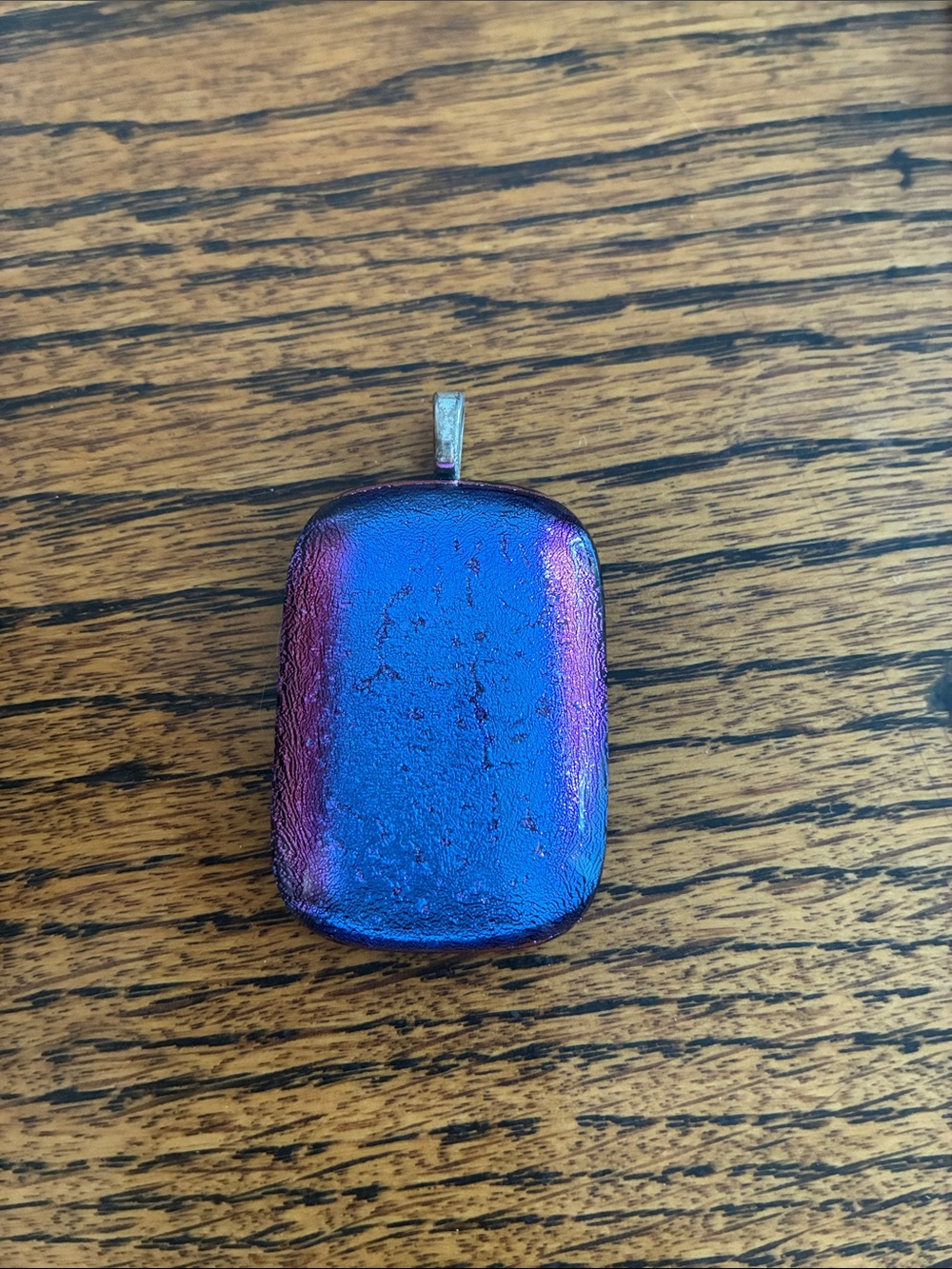 Blue-Purple Iridescent Pendant